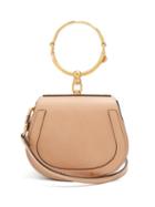 Matchesfashion.com Chlo - Nile Small Leather And Suede Cross Body Bag - Womens - Light Pink