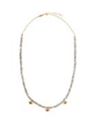 Matchesfashion.com Jacquie Aiche - Diamond, Labradorite & Yellow Gold Necklace - Womens - Grey