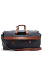 Jw Anderson Leather-trimmed Denim Holdall