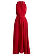 Kalita Camille Tie-waist Silk Dress