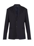 Matchesfashion.com Giorgio Armani - Slim Fit Virgin Wool Suit Jacket - Mens - Navy