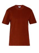 Matchesfashion.com Sunspel - Organic Cotton Towelling T Shirt - Mens - Red