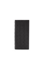 Bottega Veneta - Intrecciato-embossed Leather Wallet - Mens - Black