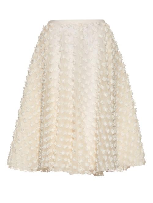 Rochas Textured-fabric A-line Skirt