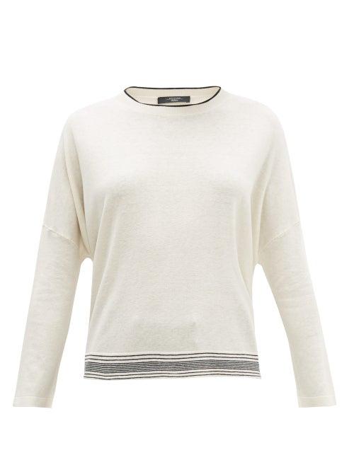Matchesfashion.com Weekend Max Mara - Potente Sweater - Womens - Beige Multi