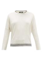 Matchesfashion.com Weekend Max Mara - Potente Sweater - Womens - Beige Multi