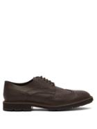 Matchesfashion.com Tod's - Grained Leather Brogues - Mens - Dark Brown