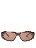Matchesfashion.com Givenchy - Wide-arm Tortoiseshell Acetate Sunglasses - Womens - Tortoiseshell
