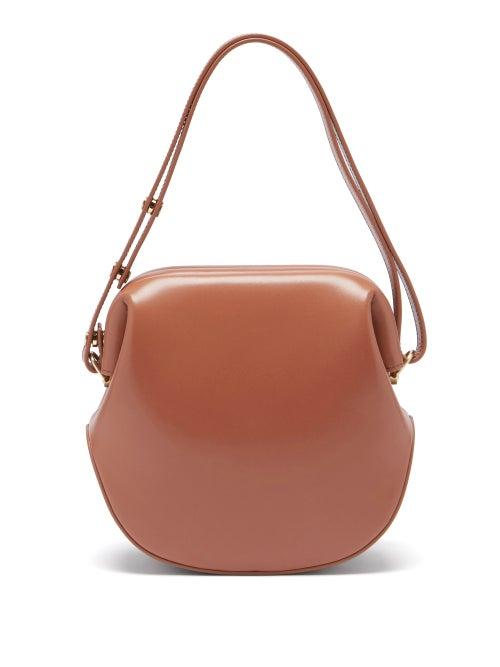 Ladies Bags Osoi - Toast Brot Leather Shoulder Bag - Womens - Tan