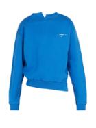 Matchesfashion.com Off-white - Life Itself Print Cotton Sweatshirt - Mens - Blue