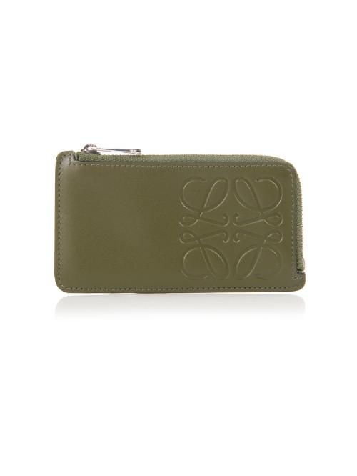Loewe Logo-debossed Leather Cardholder