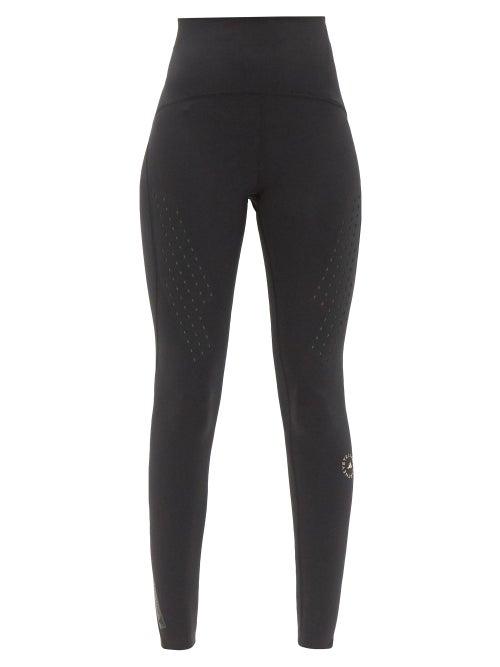 Matchesfashion.com Adidas By Stella Mccartney - Truepurpose High-rise Jersey Leggings - Womens - Black