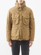 C.p. Company - Hooded Nylon Field Jacket - Mens - Brown