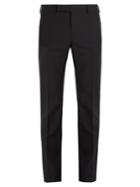 Saint Laurent Slim-leg Mohair And Wool-blend Trousers