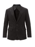 Matchesfashion.com Polo Ralph Lauren - Single-breasted Cotton-blend Blazer - Mens - Black
