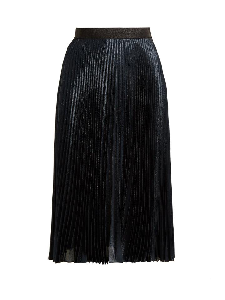 Christopher Kane Dna Pleated Lam Skirt
