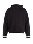 Fear Of God Striped-cuff Cotton Hooded Sweatshirt
