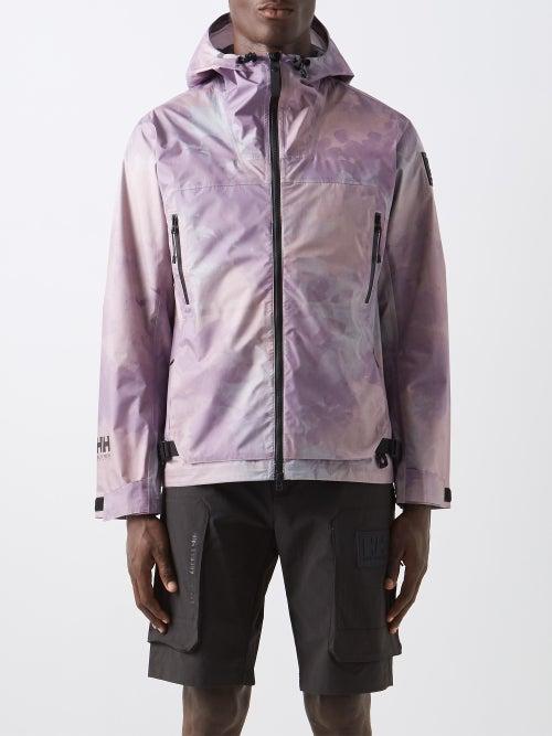 Hh -118389225 - Hh Arc 22 Technical-shell Hooded Jacket - Mens - Purple