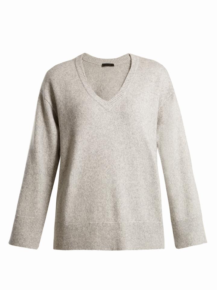 The Row Cappi Cashmere And Silk-blend Sweater
