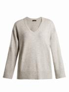 The Row Cappi Cashmere And Silk-blend Sweater