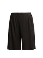 Pleats Please Issey Miyake Wide-leg Pleated Shorts
