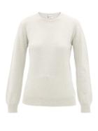Matchesfashion.com Johnston's Of Elgin - Round-neck Cashmere Sweater - Womens - Grey