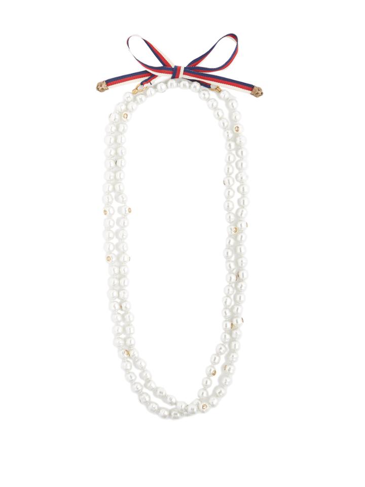 Gucci Long Pearl Necklace