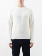 Tom Ford - Raglan-sleeve Ribbed Wool-blend Sweater - Mens - White