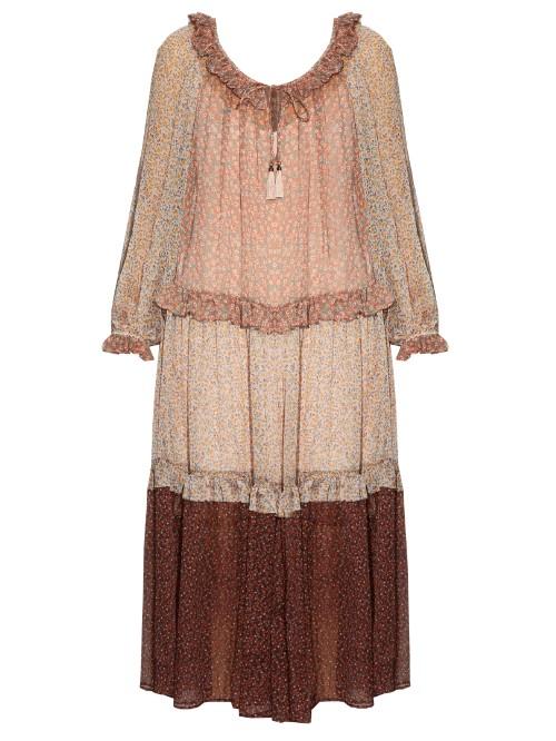 Zimmermann Eden Floral-print Crepon Dress