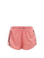 Adidas By Stella Mccartney - Truepace Jersey And Mesh Running Shorts - Womens - Light Pink