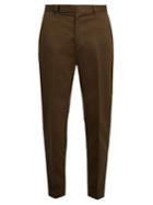 Paul Smith Tapered-leg Cotton And Linen-blend Trousers