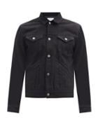 Matchesfashion.com Givenchy - Logo-print Panelled Denim Jacket - Mens - Black