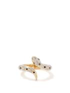 Harris Reed X Missoma - Snake Diamond & 14kt Recycled-gold Ring - Womens - Gold Multi