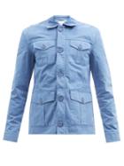 Orlebar Brown - Gunnison Patch-pocket Cotton Jacket - Mens - Blue