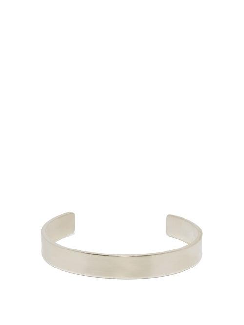 Matchesfashion.com Jil Sander - Geometry Sterling-silver Cuff - Mens - Silver
