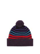 Matchesfashion.com Paul Smith - Striped Wool Beanie Hat - Mens - Multi