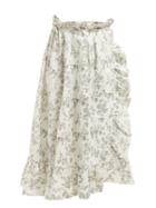 Matchesfashion.com Thierry Colson - Tasha Floral Print Cotton Wrap Skirt - Womens - Black Multi