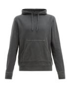 Matchesfashion.com Officine Gnrale - Olivier Hooded Cotton Sweatshirt - Mens - Grey
