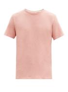 Matchesfashion.com Rag & Bone - Flame Crew-neck Slubbed Cotton-jersey T-shirt - Mens - Pink