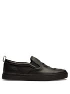 Gucci Dublin Snake-embossed Slip-on Leather Trainers