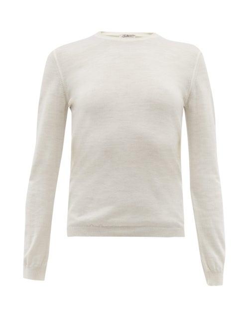 Matchesfashion.com Giuliva Heritage Collection - The Esthia Wool Sweater - Womens - Ivory