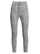 Balmain Hound's-tooth Check Skinny-leg Trousers
