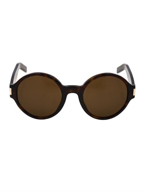Saint Laurent Round-framed Tortoiseshell Sunglasses