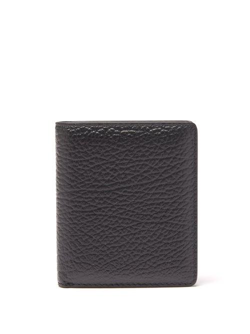 Maison Margiela - Four Stitches Leather Wallet - Womens - Black