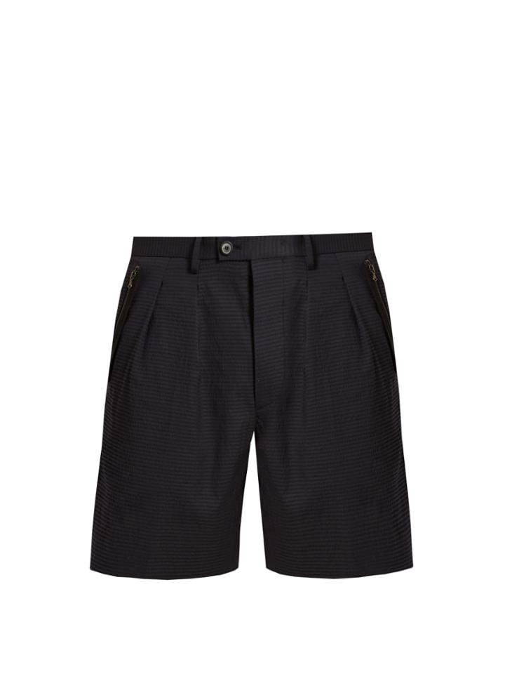 Wooyoungmi Seersucker Tailored Shorts