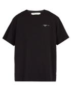 Matchesfashion.com Off-white - Logo Print Cotton T Shirt - Mens - Black