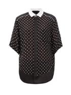 Matchesfashion.com Haider Ackermann - Polka-dot Crepe Shirt - Womens - Black Multi