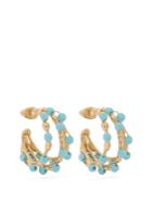 Rosantica By Michela Panero Angola Small Bead-embellished Hoop Earrings