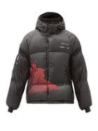Matchesfashion.com Undercover - Printed Hooded Quilted Down Jacket - Mens - Black