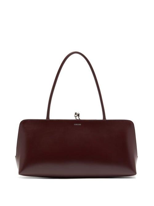 Matchesfashion.com Jil Sander - Goji Leather Top Handle Bag - Womens - Burgundy